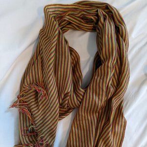 Striped Woven Scarf